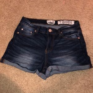 Denim shorts
